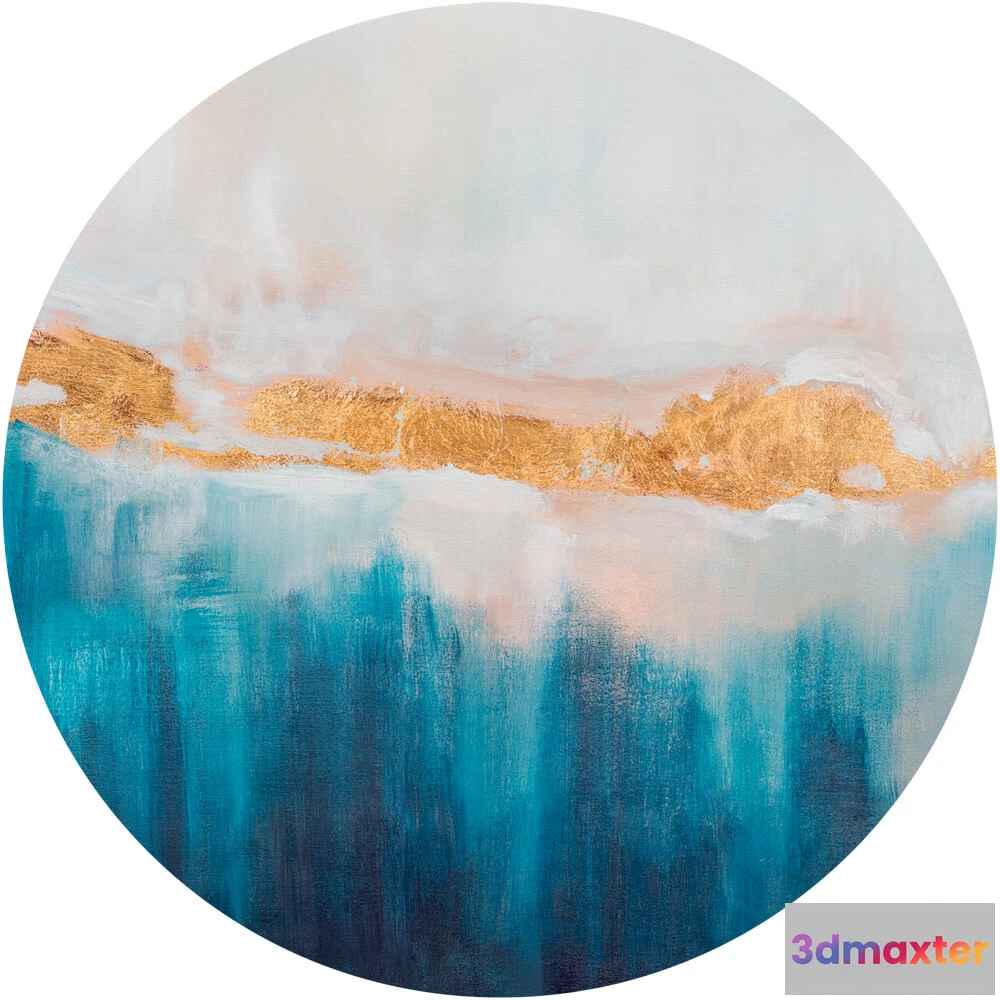 1683836 - Wall Art - Wallpaper Junona round 3D Max