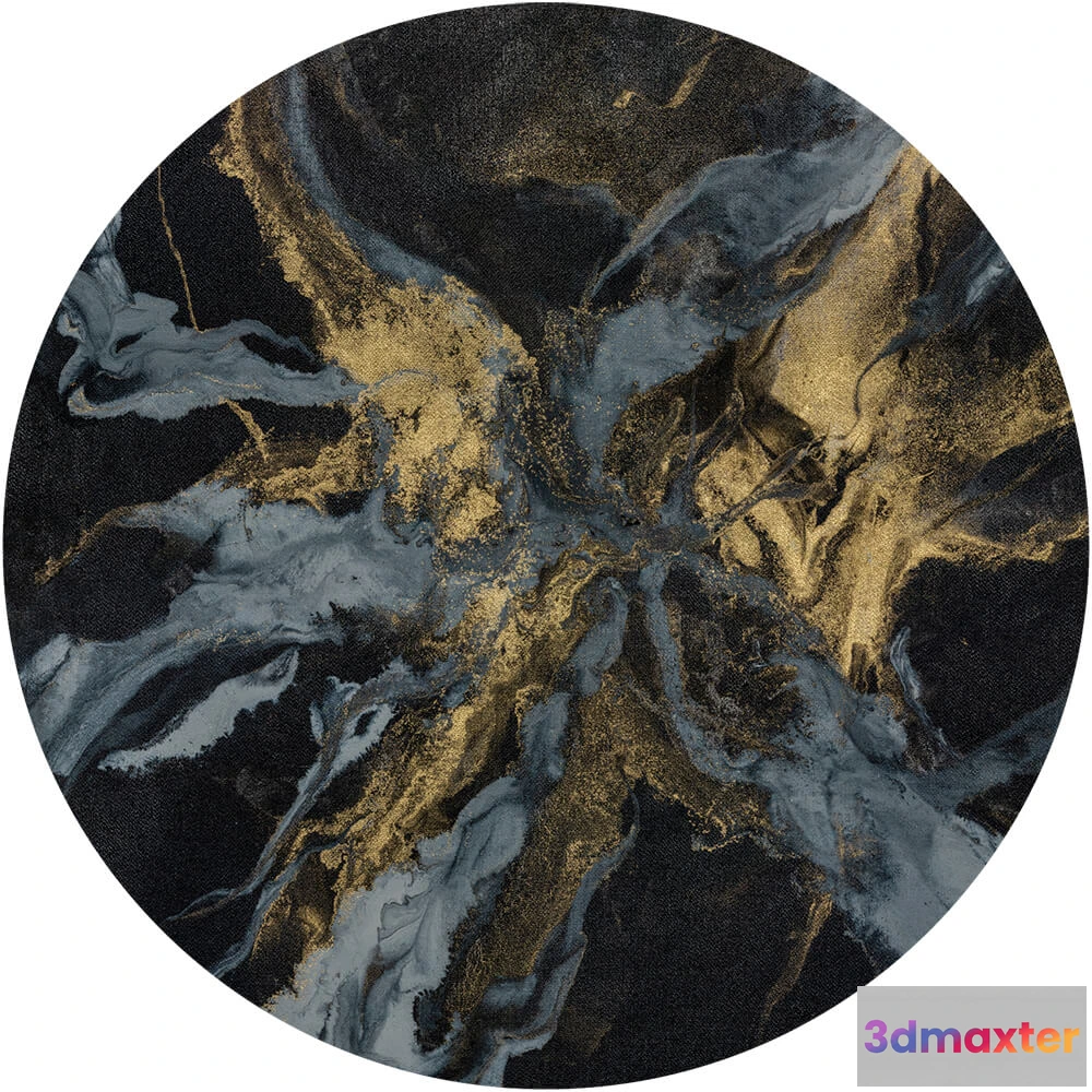 1683857 - Wall Art - Wallpaper Karma round 3D Max