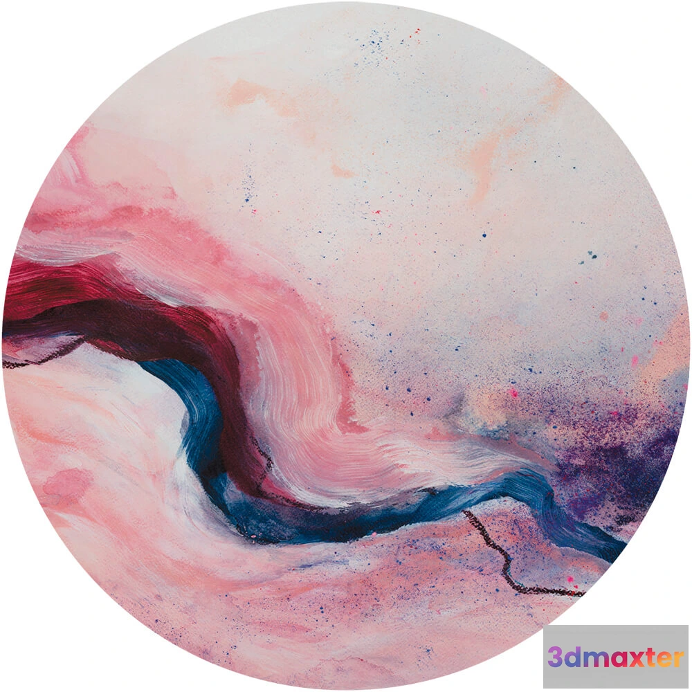 1683871 - Wall Art - Wallpaper Insomnia round 3D Max