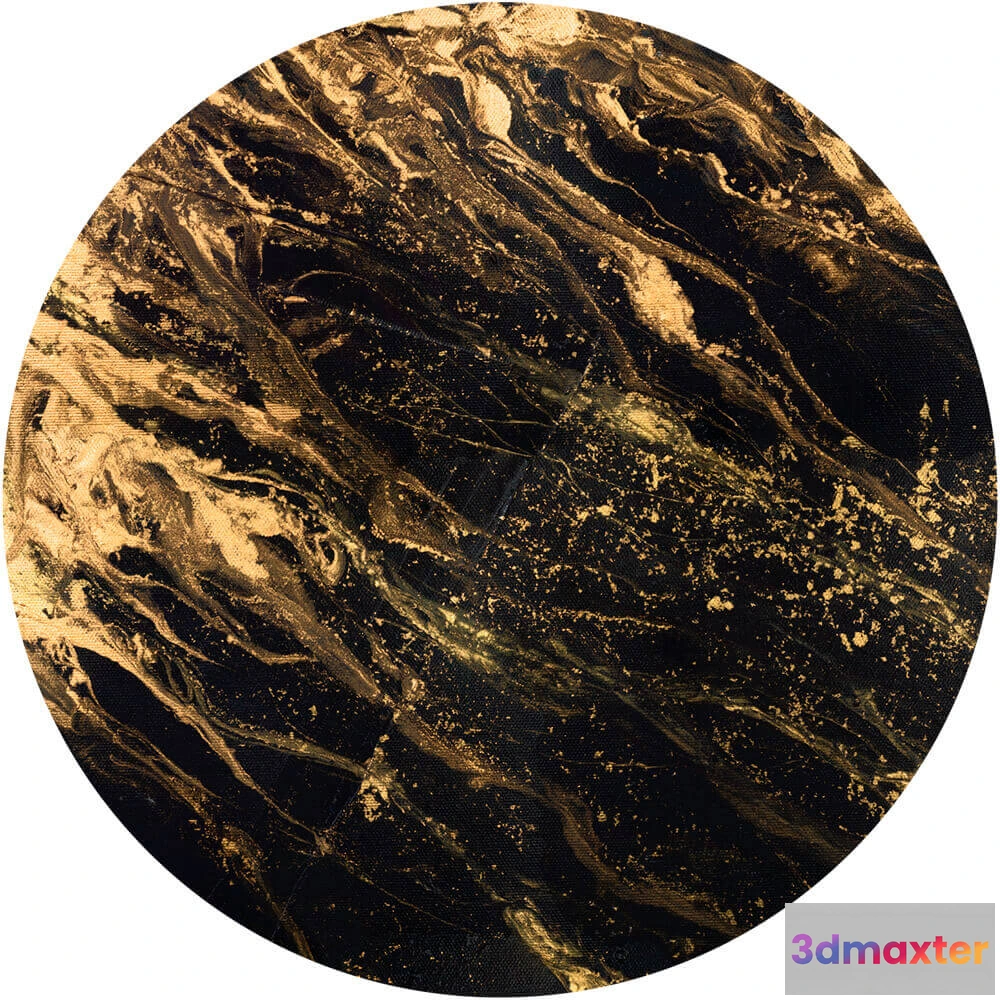 1683937 - Wall Art - Wallpaper Glory round 3D Max