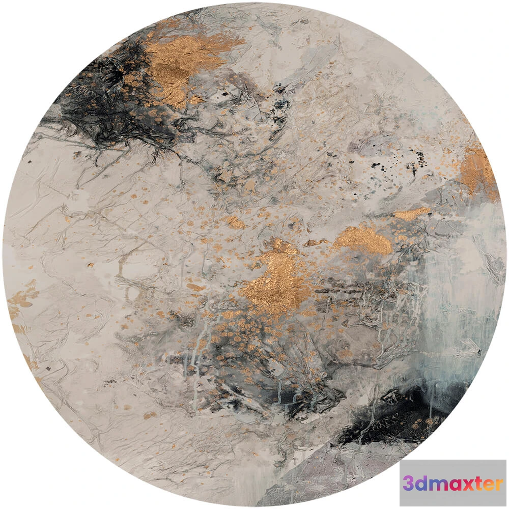 1683941 - Wall Art - Wallpaper Fog round 3D Max