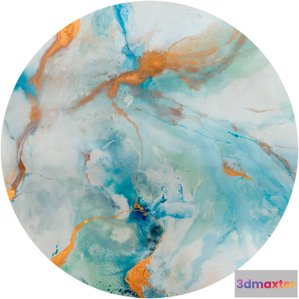 1683953 - Wall Art - Wallpaper Dreamstone round 3D Max