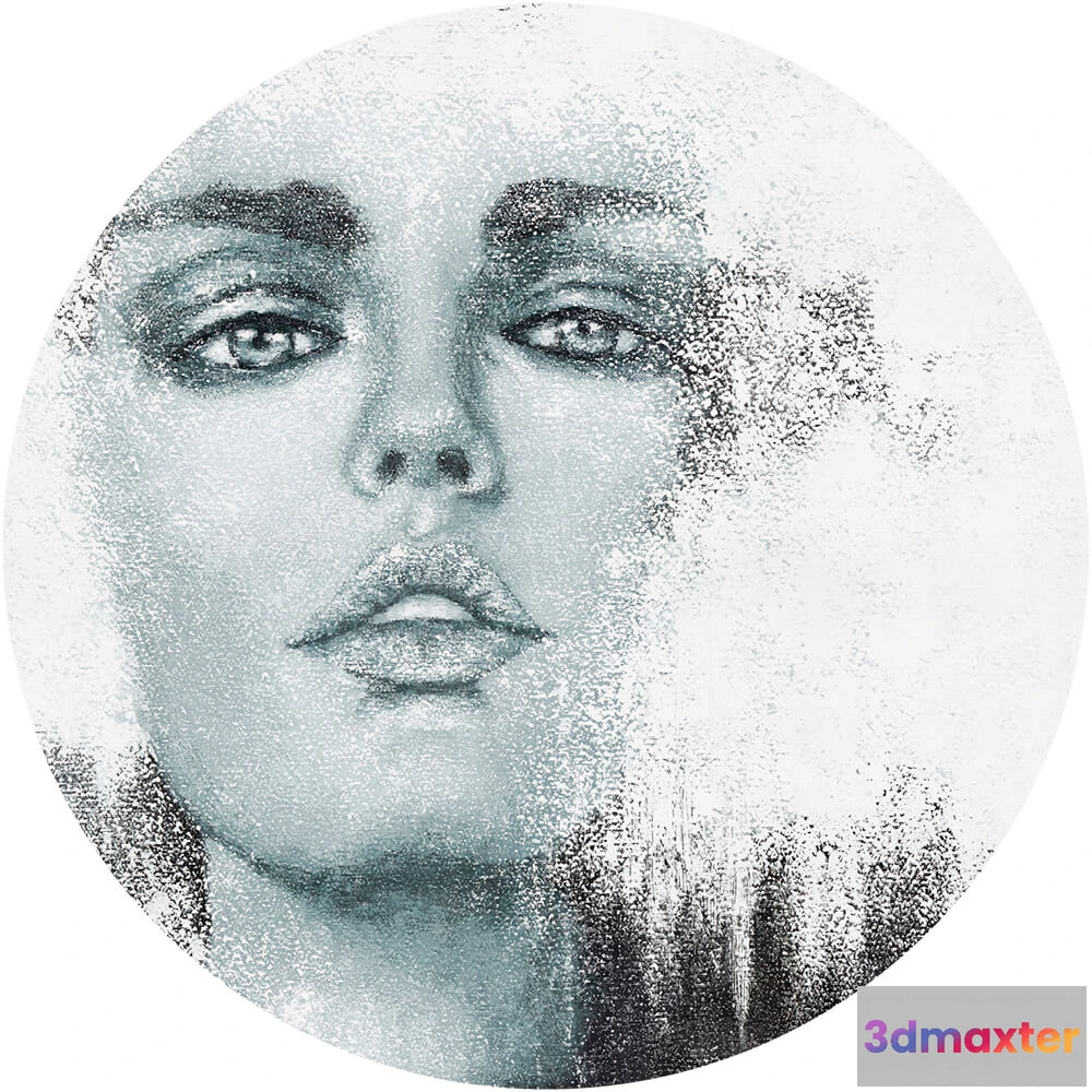 1683957 - Wall Art - Wallpaper Desire round 3D Max