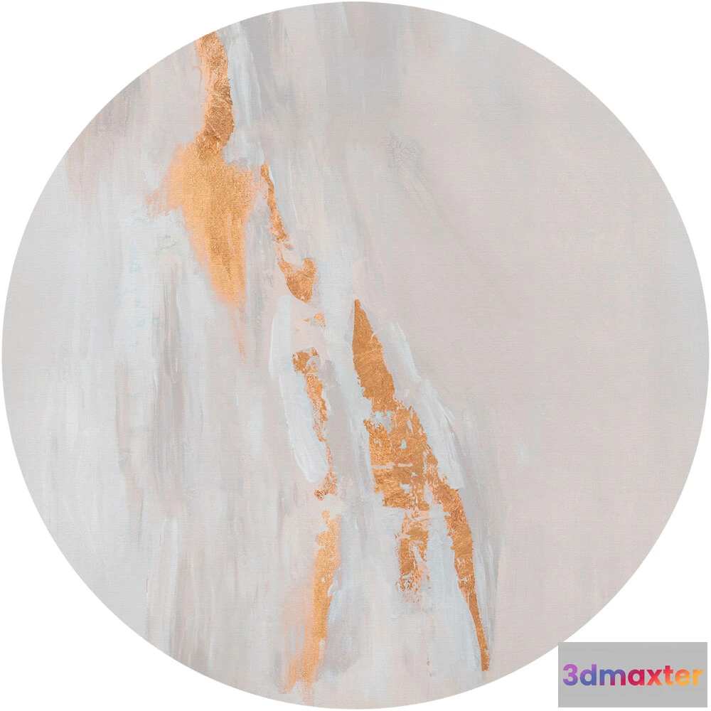 1683961 - Wall Art - Wallpaper Diana round 3D Max