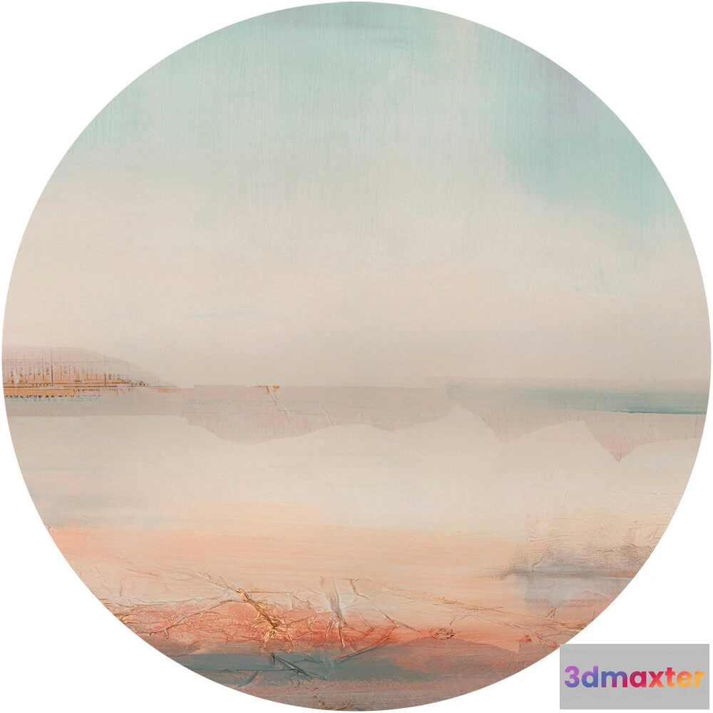 1683991 - Wall Art - Wallpaper Dusk round 3D Max