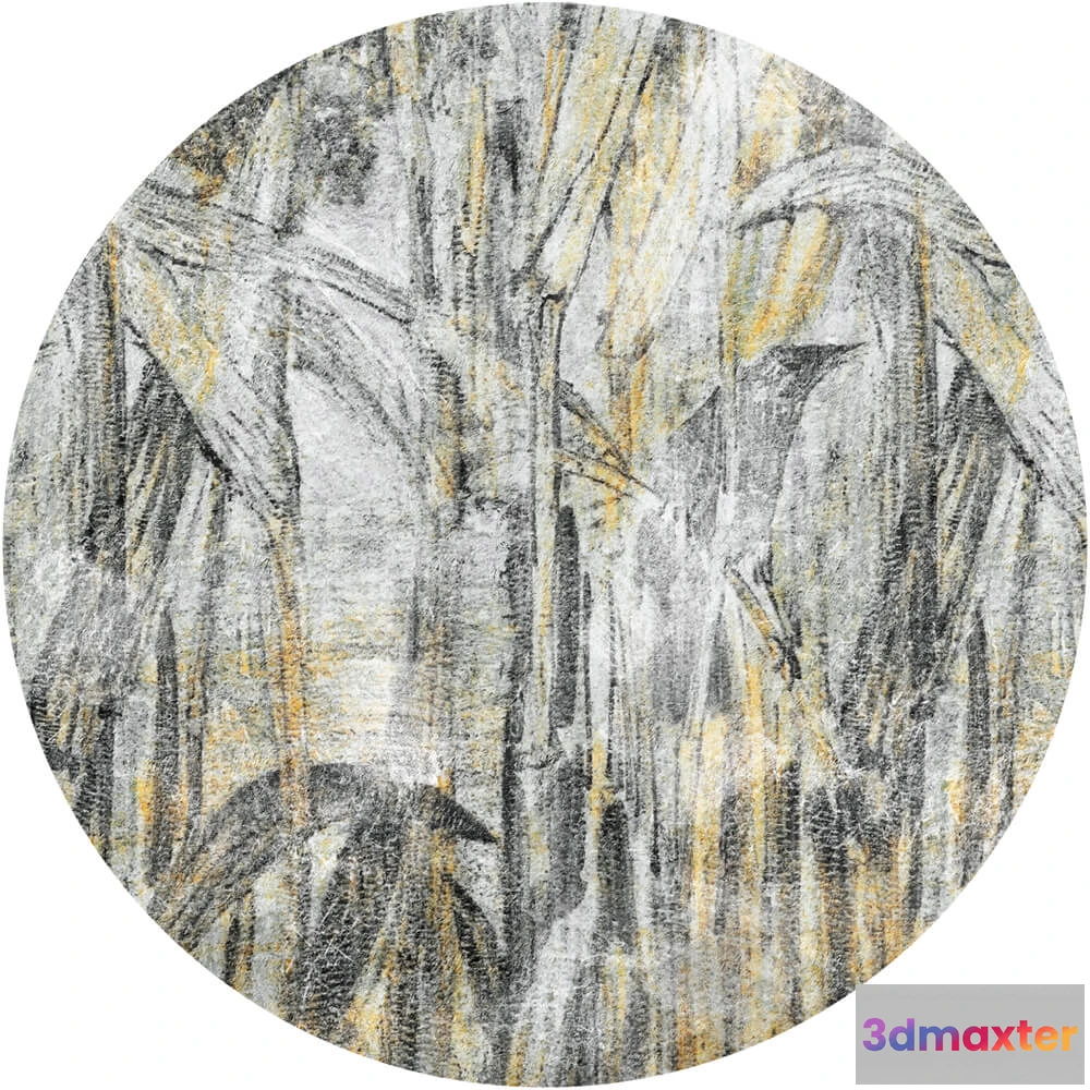 1684019 - Wall Art - Wallpaper Aurora round 3D Max