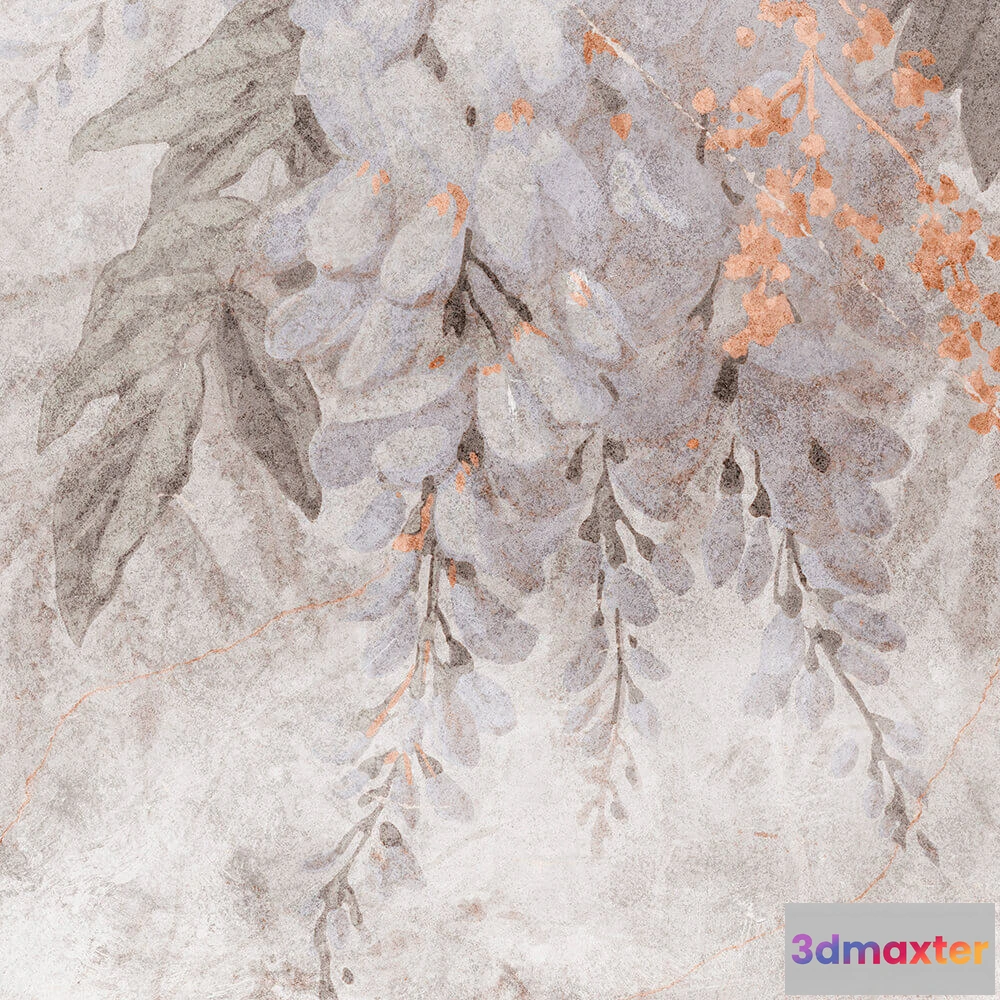 1684021 - Wall Art - Wallpaper Wisteria 3D Max