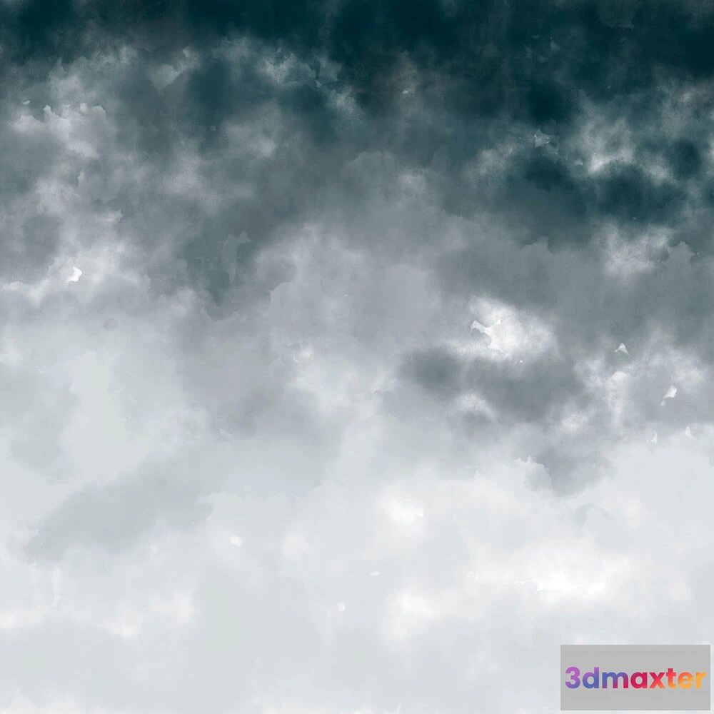 1684035 - Wall Art - Wallpaper Watercolor Ombre 3D Max