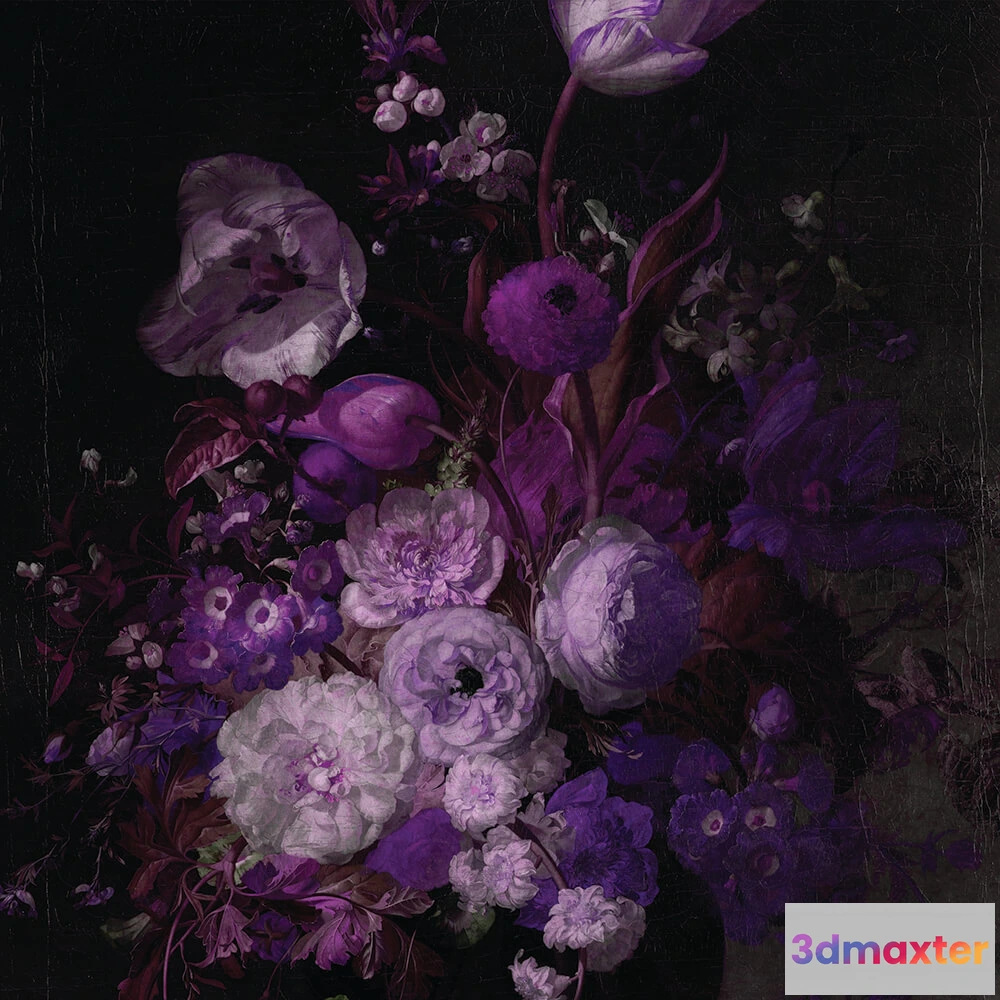 1684071 - Wall Art - Wallpaper Violet Dream 3D Max