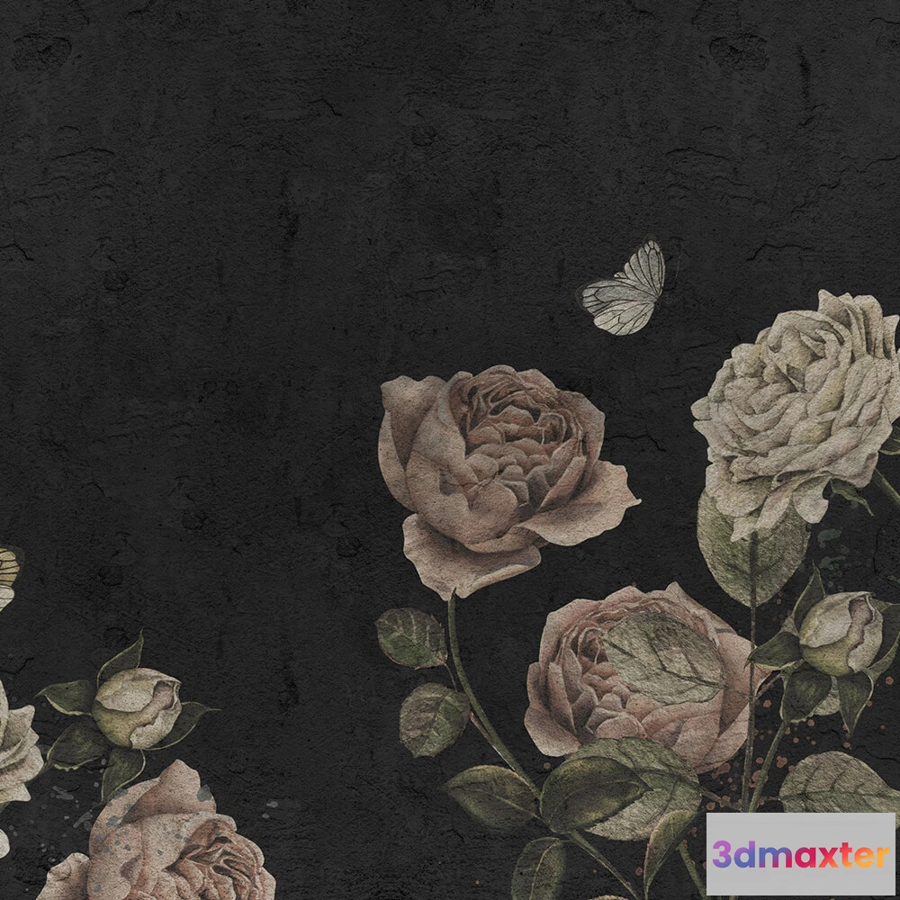 1684083 - Wall Art - Wallpaper Rose Dream 3D Max