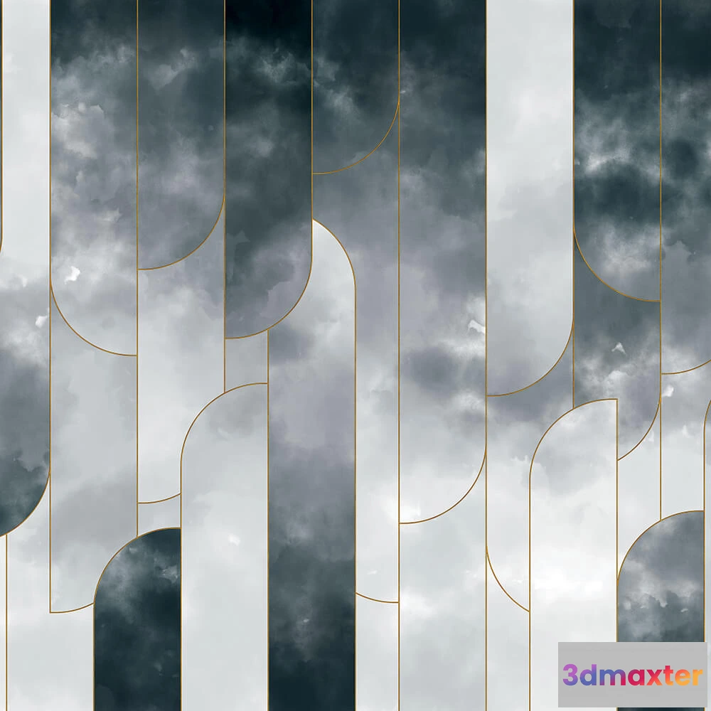 1684117 - Wall Art - Wallpaper Ombre Crossing 3D Max