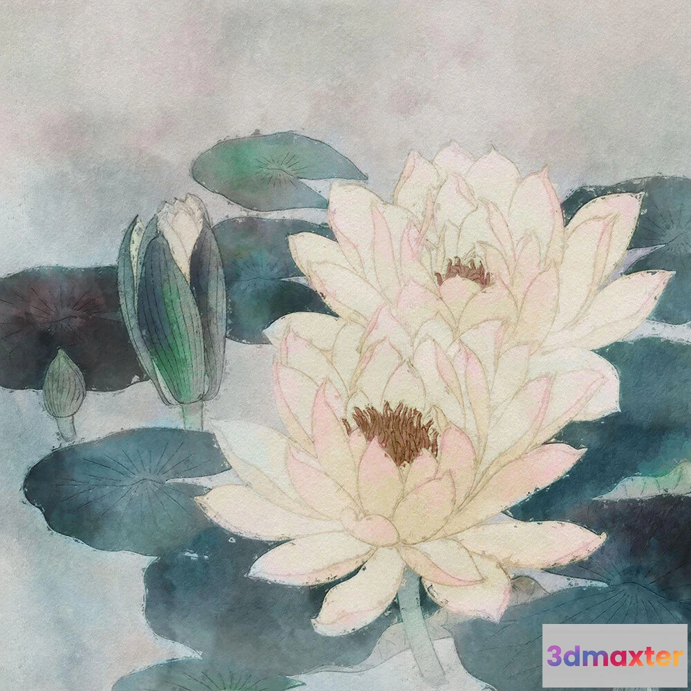 1684119 - Wall Art - Wallpaper Ophelia 3D Max