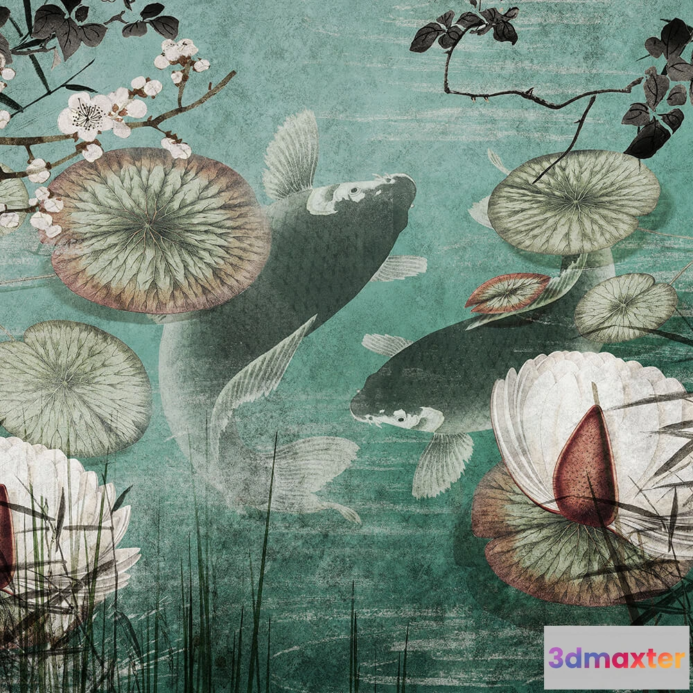 1684165 - Wall Art - Wallpaper Hanami 3D Max