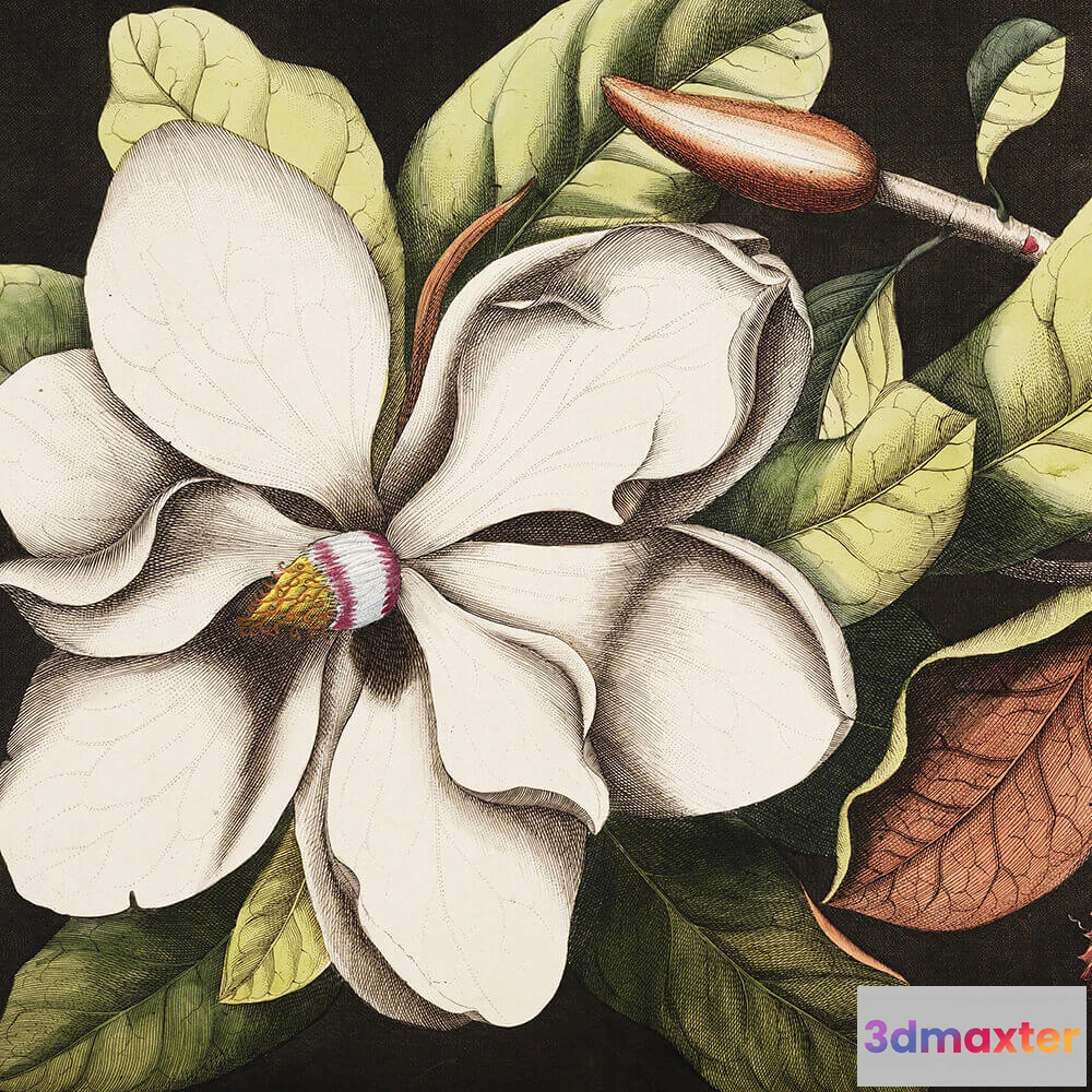 1684175 - Wall Art - Wallpaper Laurel 3D Max