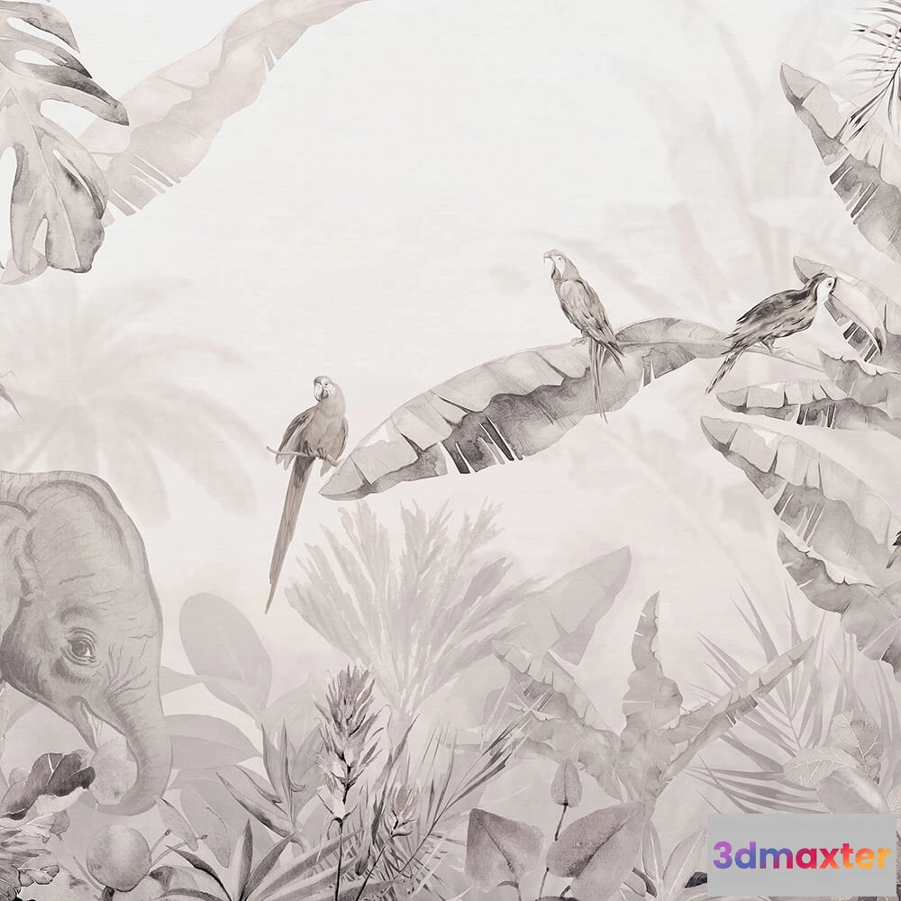 1684207 - Wall Art - Wallpaper Jungle 3D Max