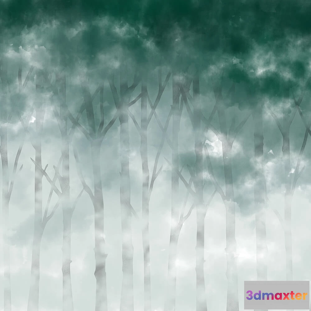 1684225 - Wall Art - Wallpaper Enchanted Forest 3D Max