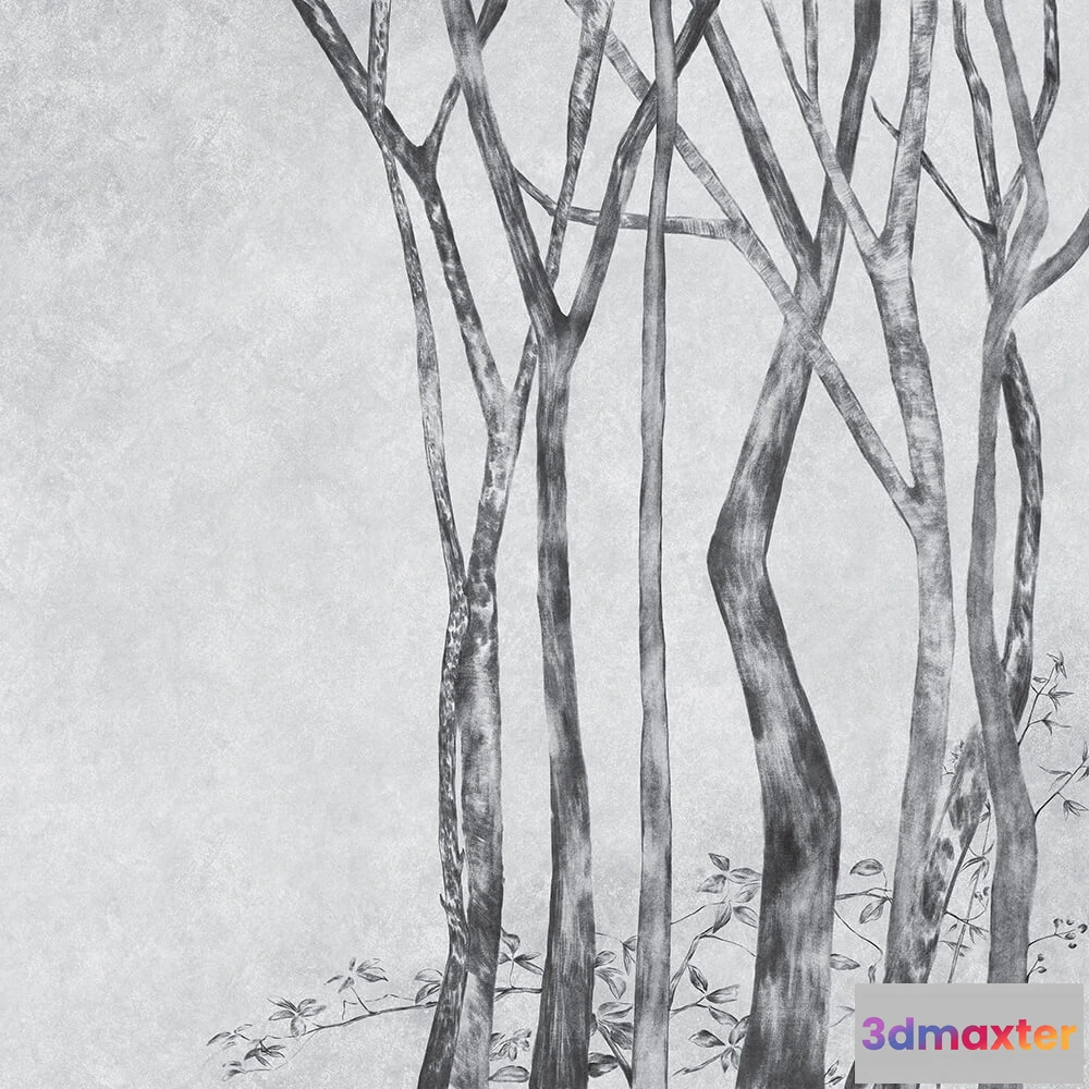 1684259 - Wall Art - Wallpaper Betulla 3D Max