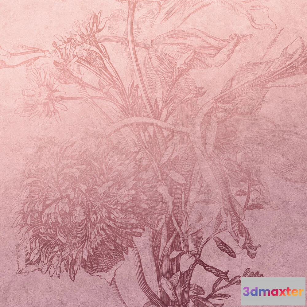 1684275 - Wall Art - Wallpaper Flower 3D Max