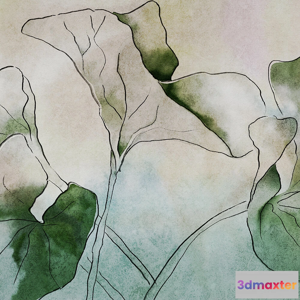 1684345 - Wall Art - Wallpaper Hasu 3D Max