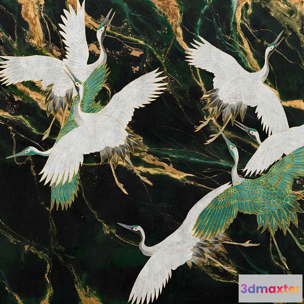 1684377 - Wall Art - Wallpaper Emerald 3D Max