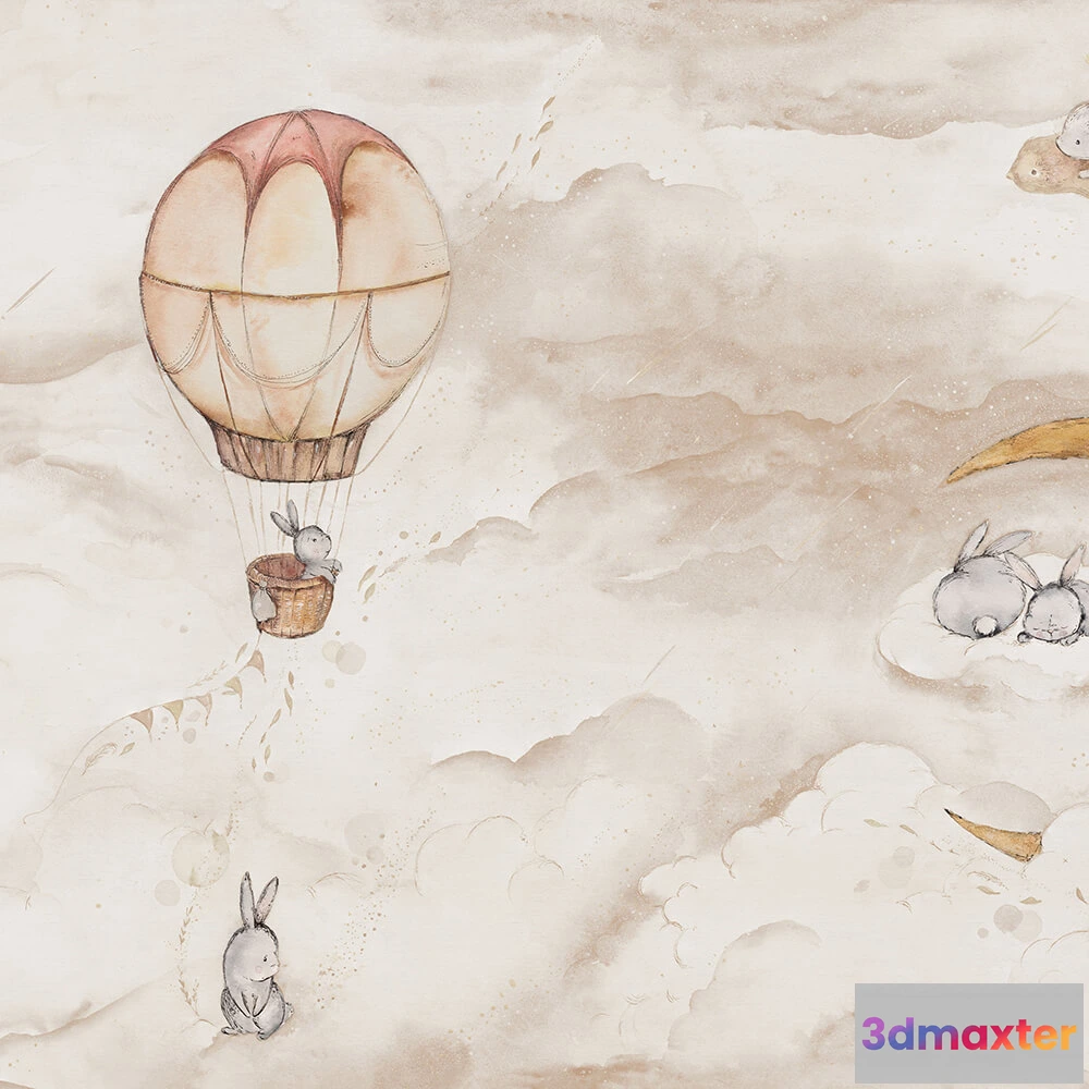 1684395 - Wall Art - Wallpaper Moonie 3D Max