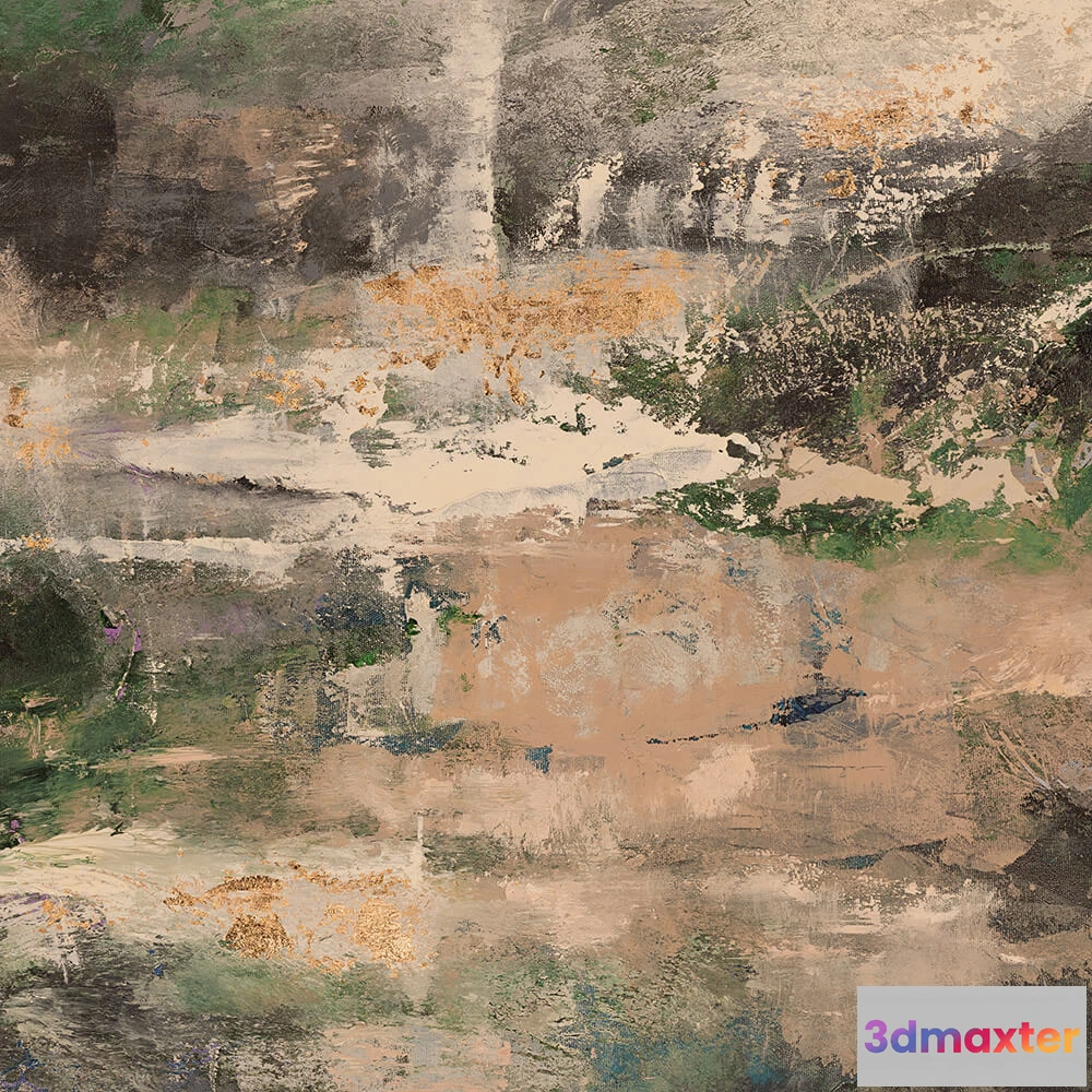 1684501 - Wall Art - Wallpaper Moss 3D Max