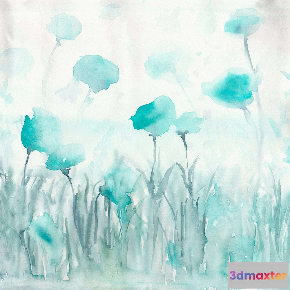 1684579 - Wall Street - Wallpaper Watercolor 21 3D Max