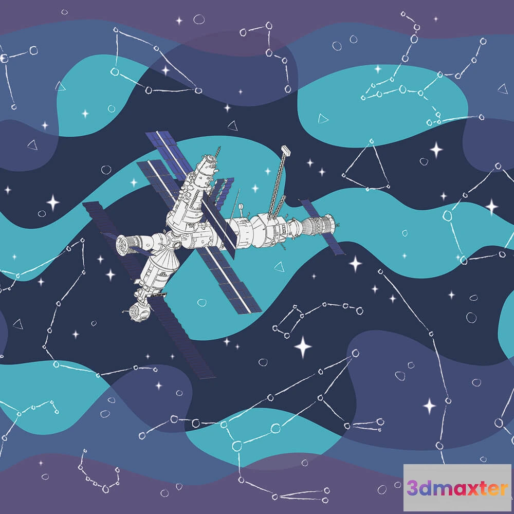 1684615 - Wall Street - Wallpaper Childhood space 3D Max