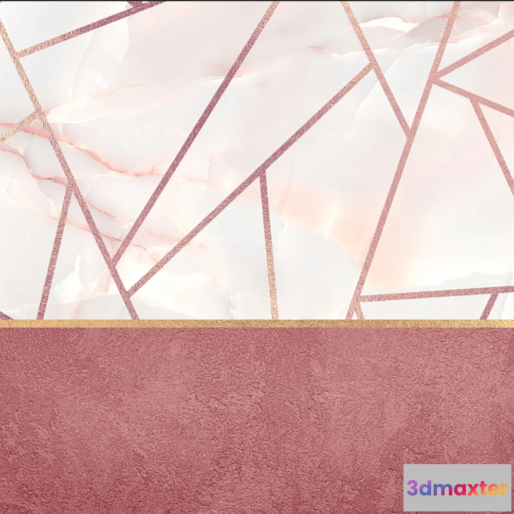 1684647 - Wall Street - Wallpaper Pink it marble 3D Max