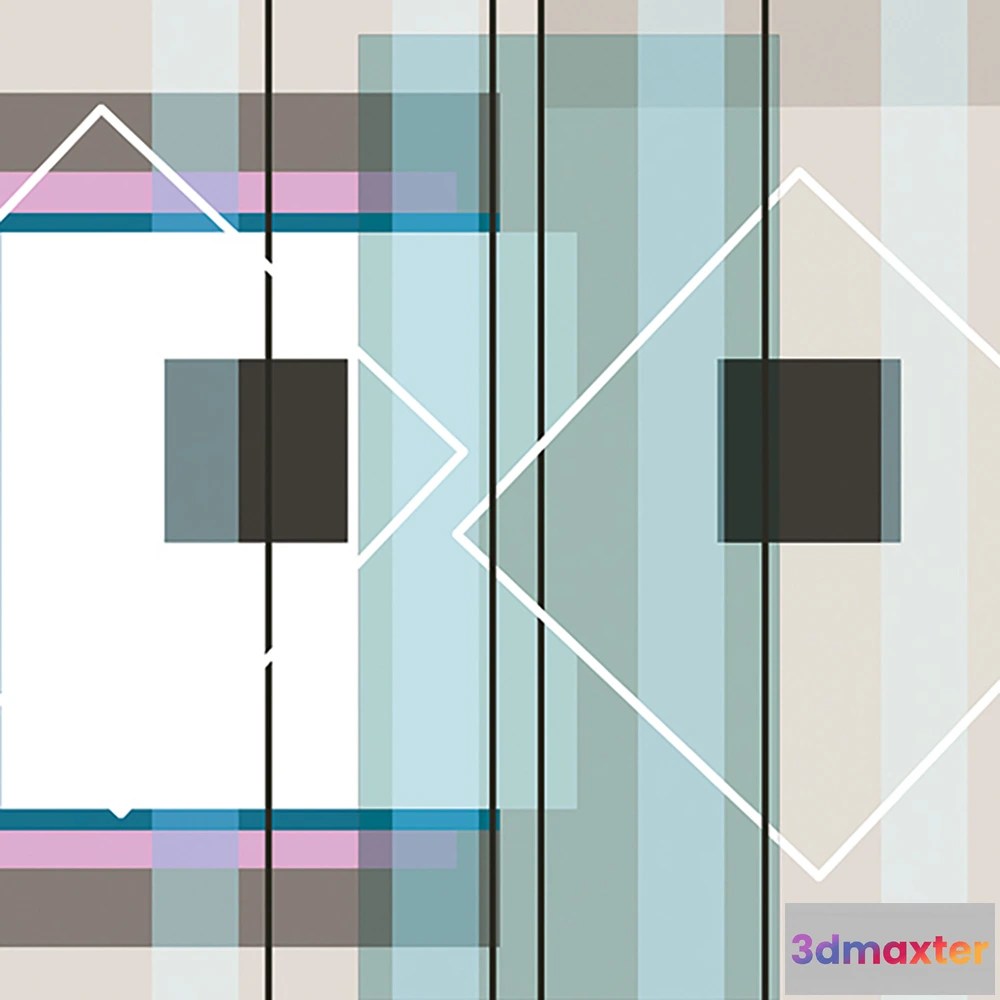 1684655 - Wall Street - Wallpaper Geometry 3D Max