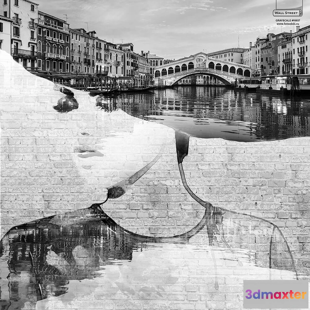 1684691 - Wall Street - Grayscale Wallpaper 3D Max