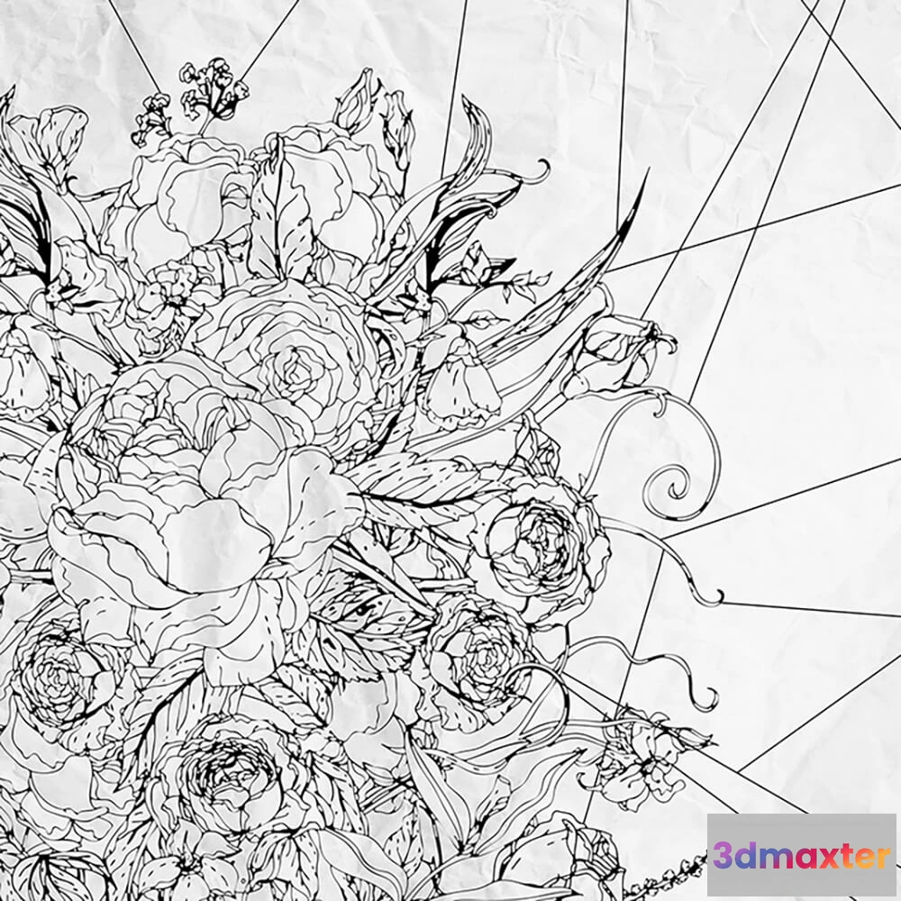 1684693 - Wall Street - Wallpaper Florale 3D Max