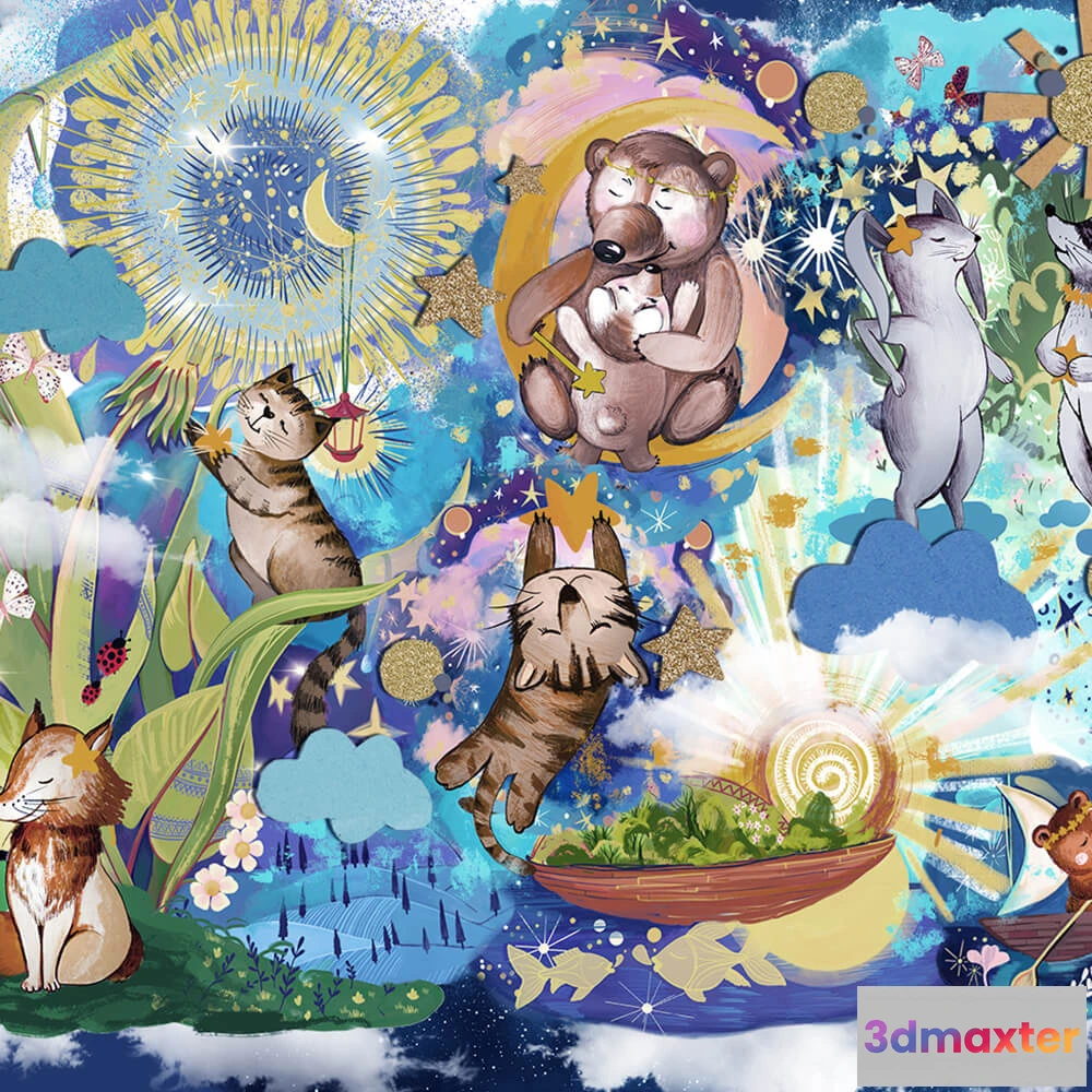 1684733 - Wall Street - Wallpaper Good Night 3D Max