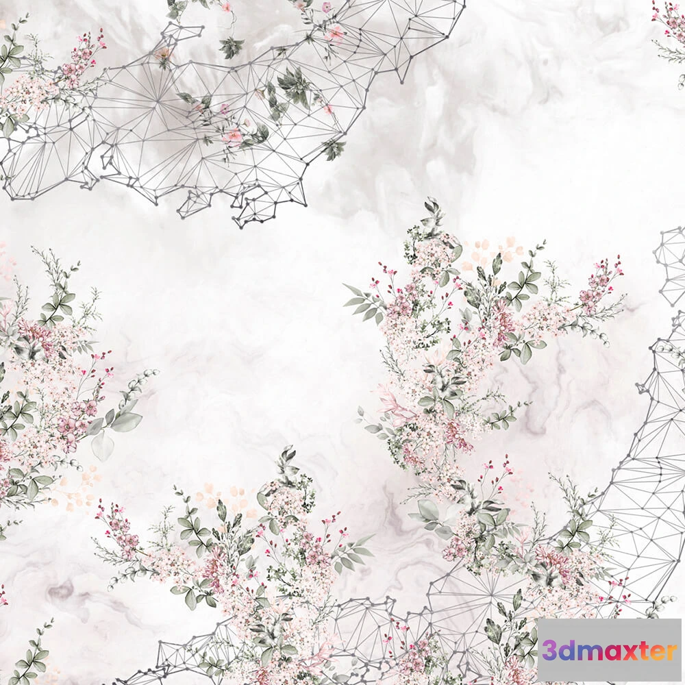 1684783 - Wall Street - Wallpaper Fiore 3D Max