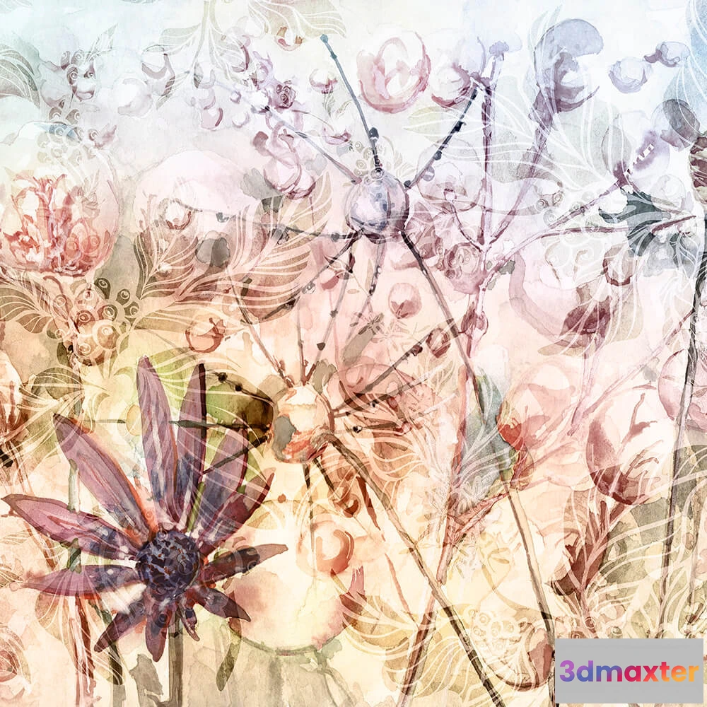 1684789 - Wall Street - Wallpaper Aquarelle 3D Max