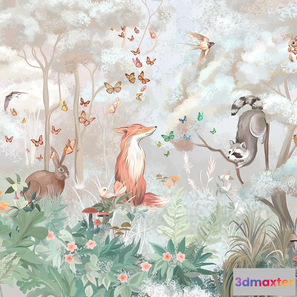 1684795 - Wall Street - Wallpaper Fauna 3D Max