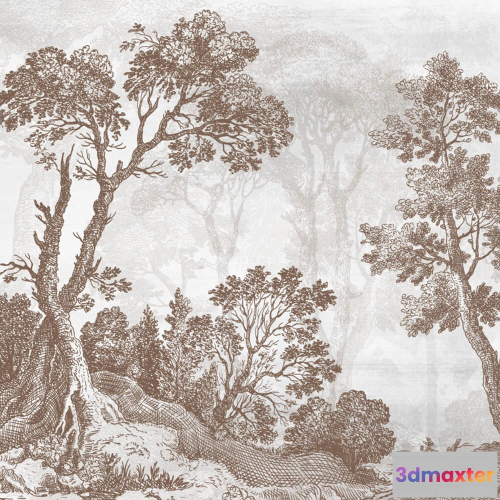 1684807 - Wall Street - Wallpaper Estampe 3D Max