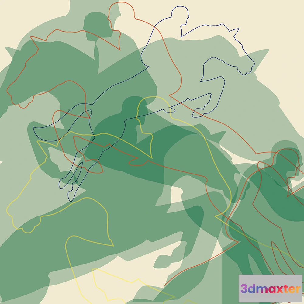 1684843 - WallPepper - Wallpaper Horses 3D Max