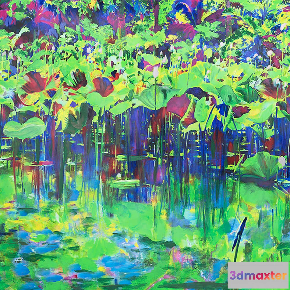 1684871 - WallPepper - Wallpaper Green Pond 3D Max