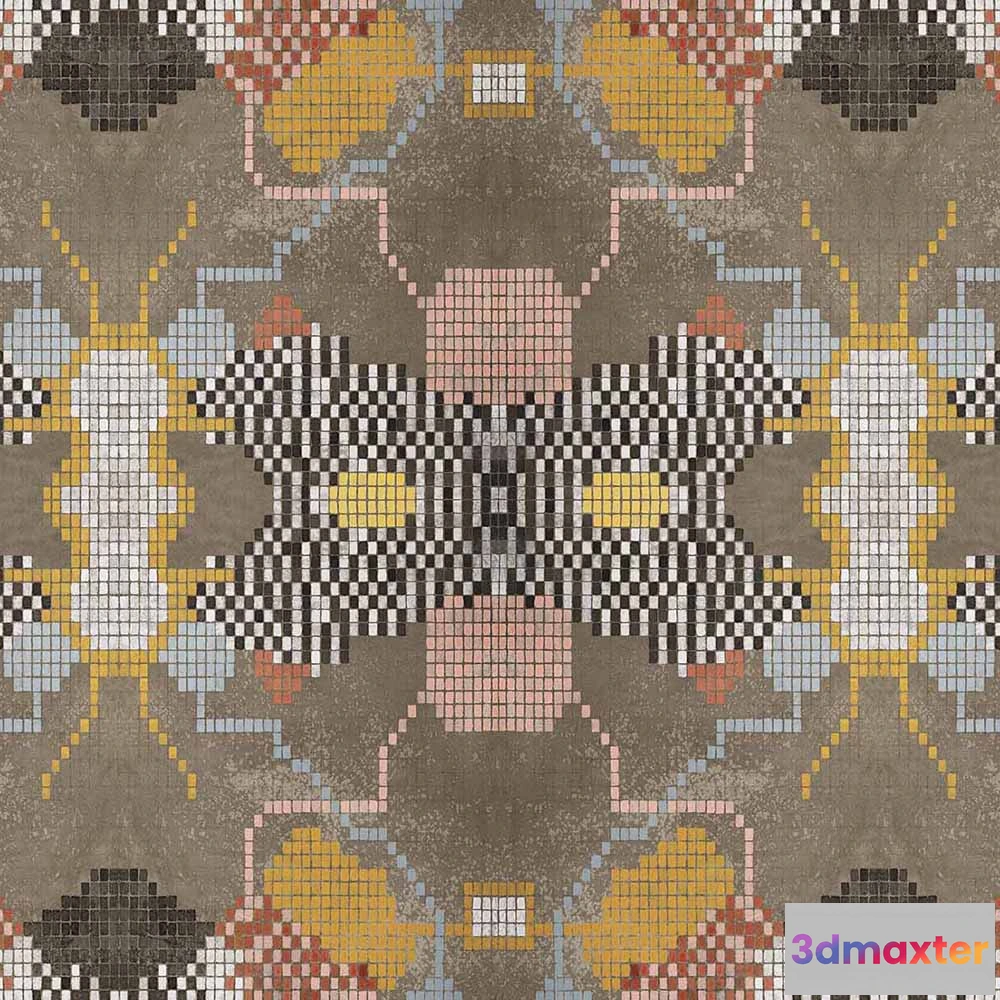 1684919 - WallPepper - Wallpaper Mosaico 3D Max