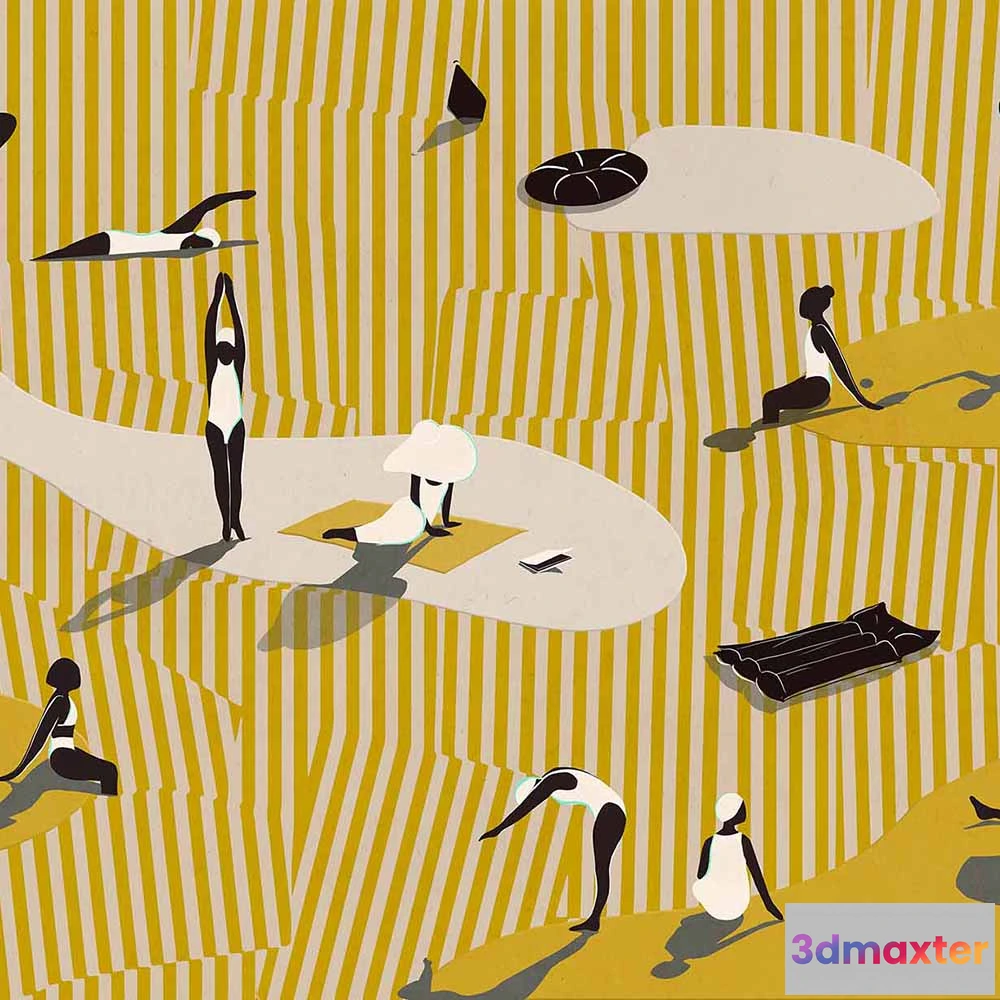 1684933 - WallPepper - Wallpaper Bagnanti 3D Max