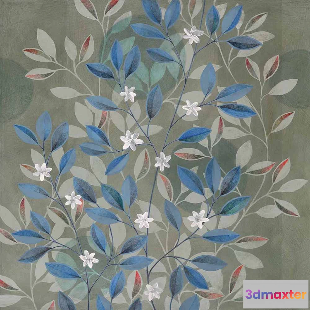 1685003 - WallPepper - Wallpaper Pois Verts 3D Max