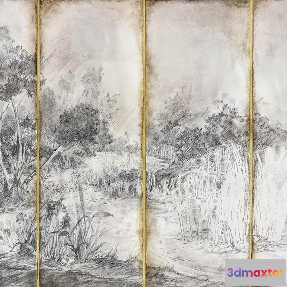 1685103 - WallPepper - Wallpaper Vue solitaire 3D Max