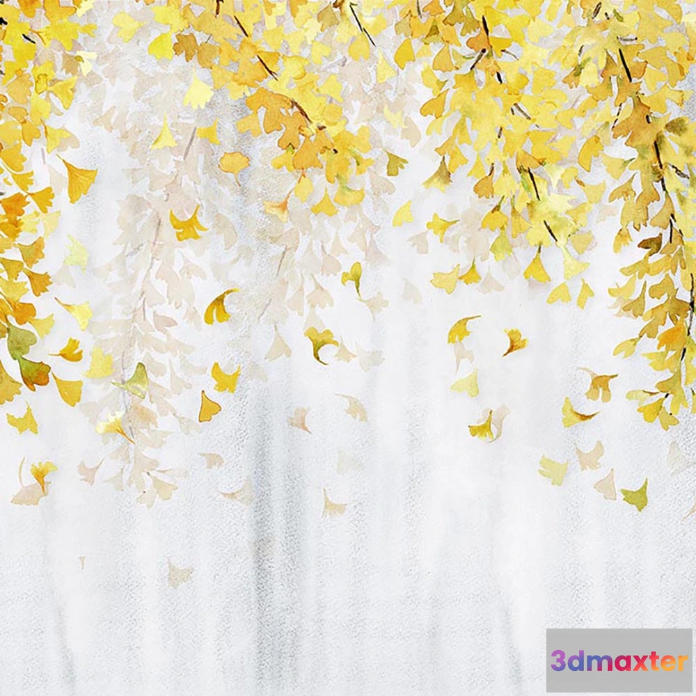 1685185 - WallPepper - Wallpaper Yellow Ginkgo 3D Max