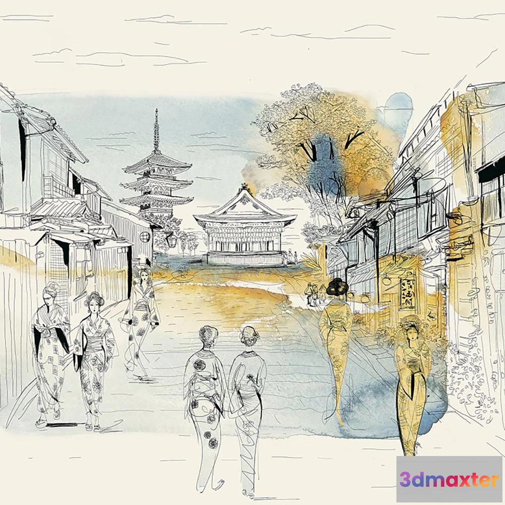 1685199 - WallPepper - Wallpaper Tokyo Japan city and people 3D Max