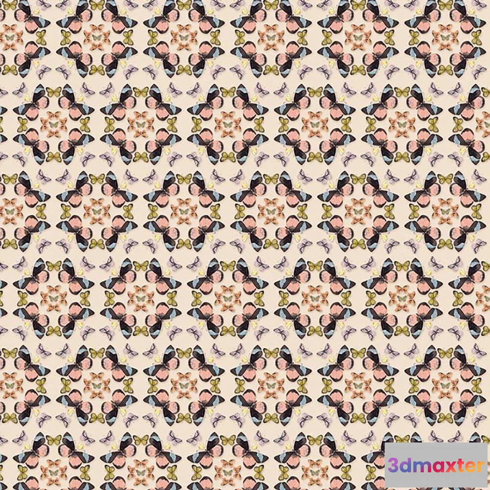 1685349 - WallPepper - Wallpaper Buttertiles 3D Max