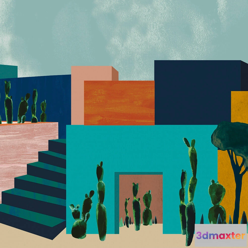 1685367 - Y-O2 - Wallpaper Patio PA1.01 3D Max