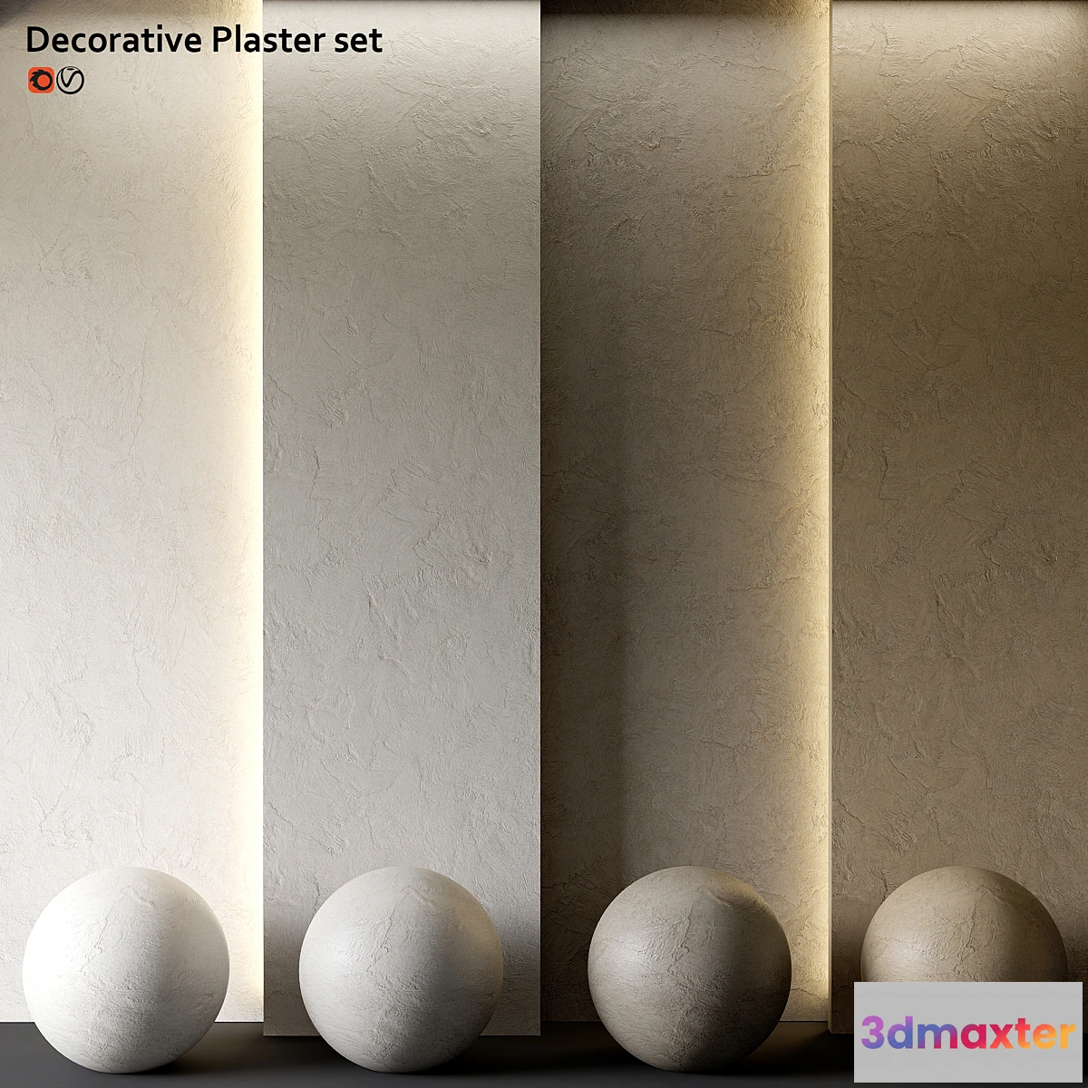 680534 - Set of decorative plaster