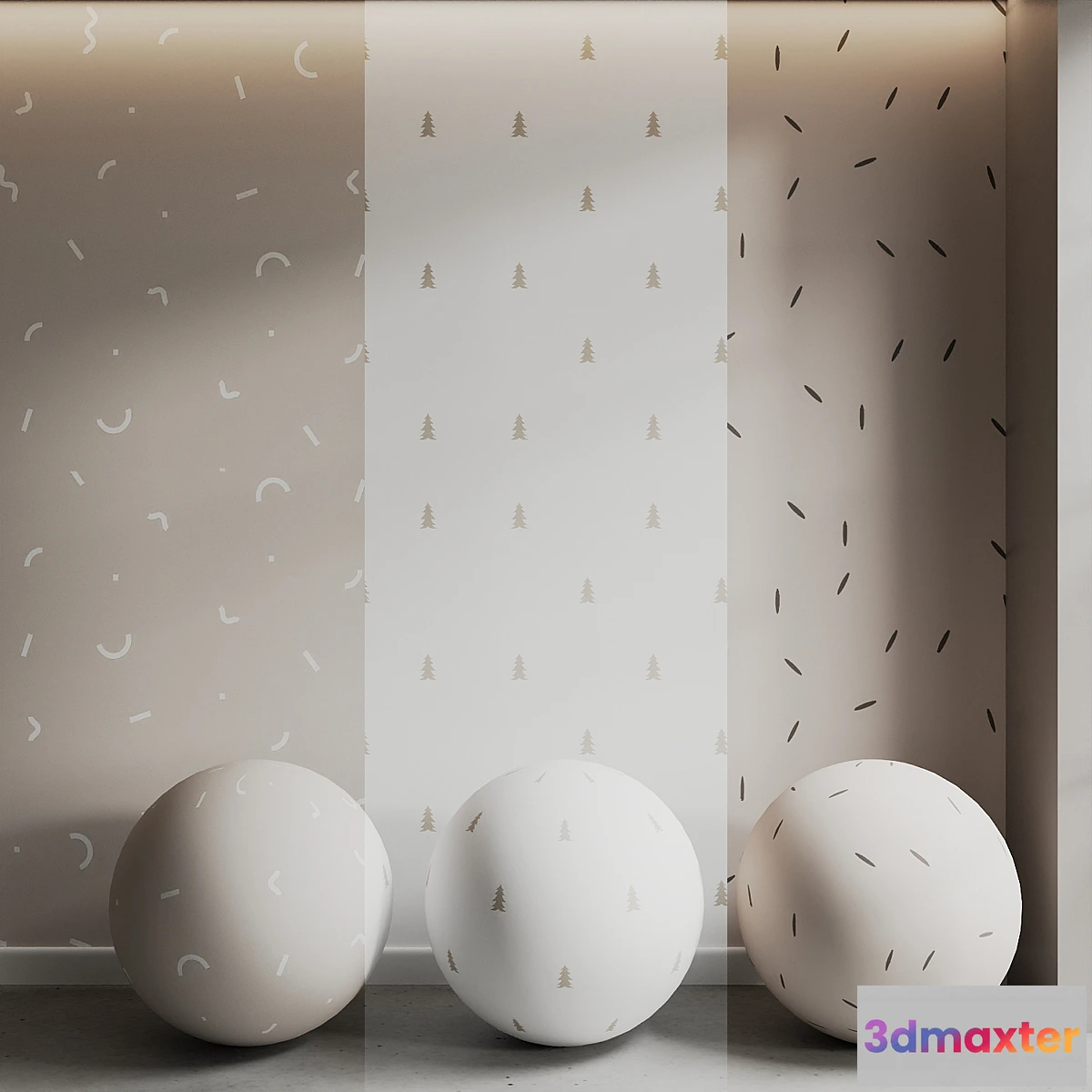 778921 - Neutral Children’s Wallpaper Set