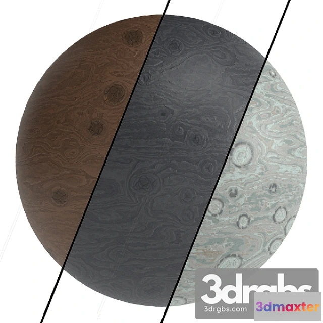 1001822 - 3 Wood Materials PBR 4k